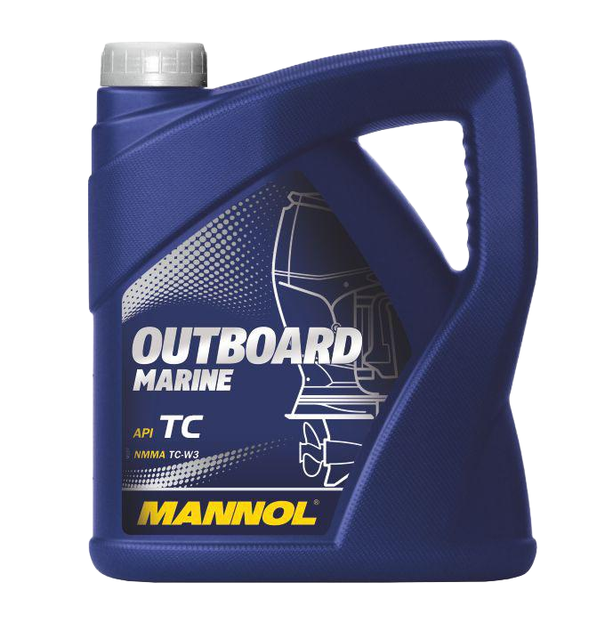 Моторное масло Mannol OUTBOARD MARINE TC-W3, 4л